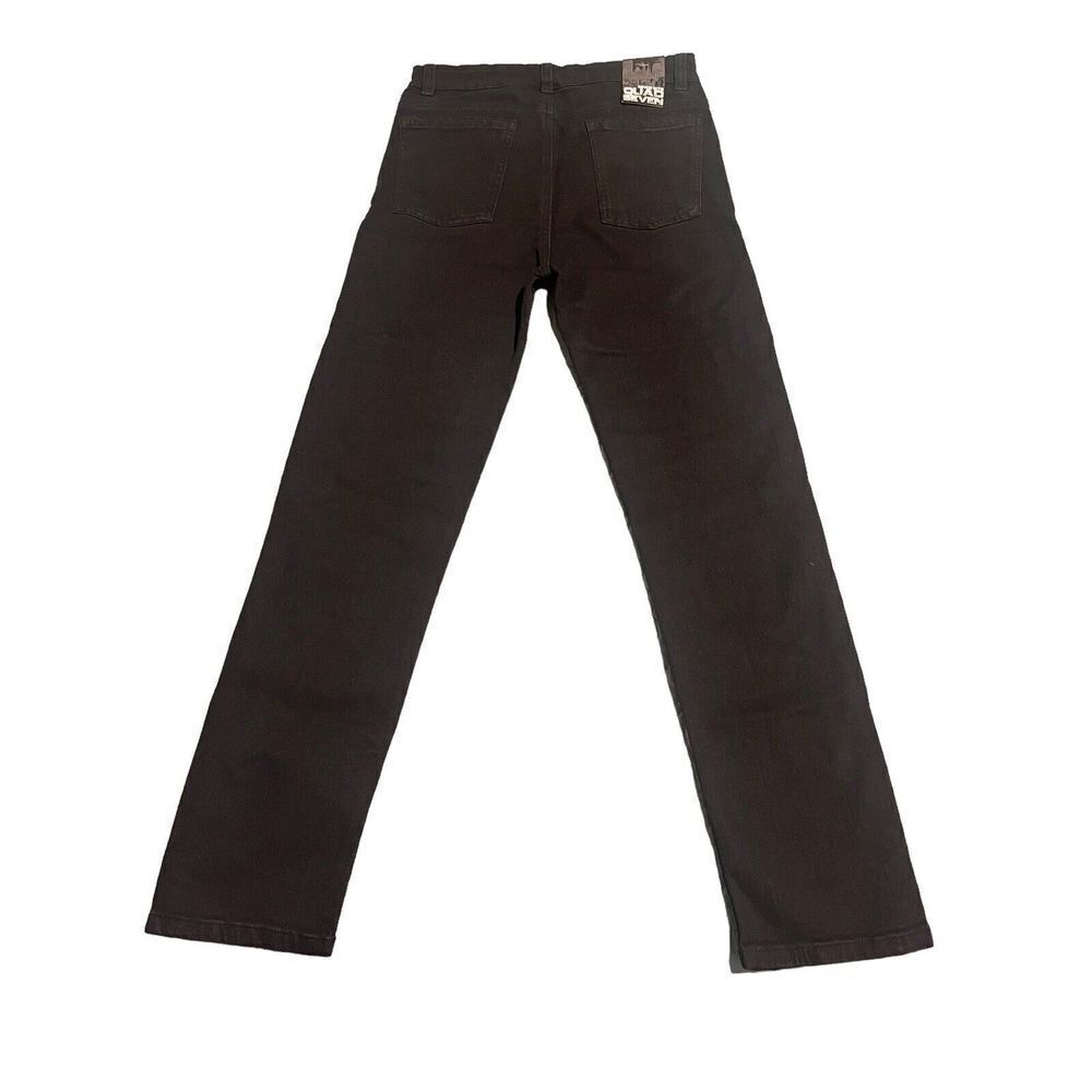 Quad Seven Boys Black Stretch Skinny Jeans Size 8 - Picture 12 of 13